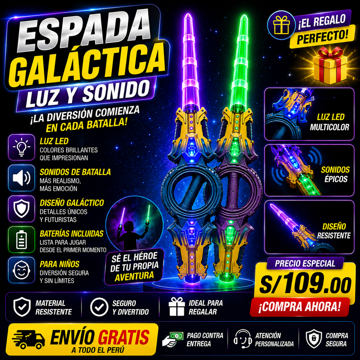 ESPADA DOBLE FILO