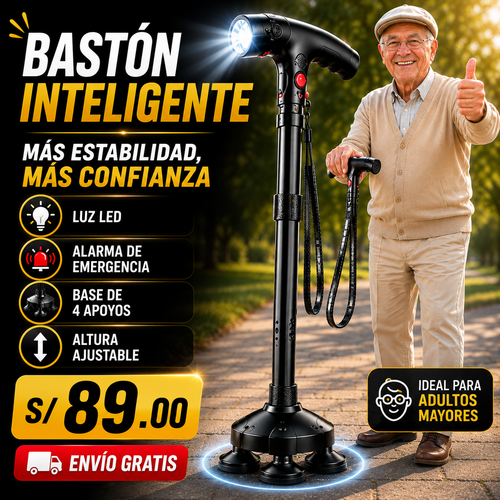 BASTON CON LINTERNA