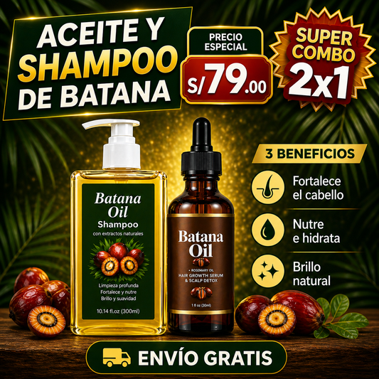 DUO PERFECTO BATANA (SHAMPOO+ACEITE) -🚚Envio Gratis 🚚