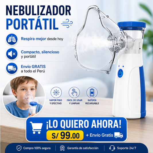 NEBULIZADOR PORTATIL - Envio Gratis