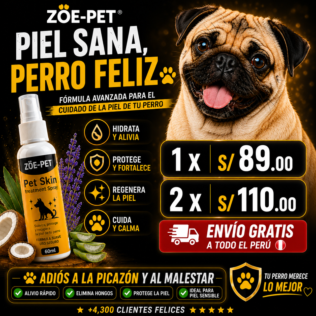 SPRAY CUIDADO DE TU MASCOTA 🐕