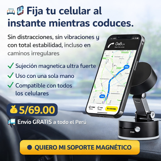 SOPORTE MAGNETICO DE CELULAR